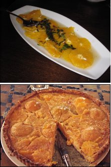 Photo restaurant paris Au Pied de Cochin - Carpaccio d'oranges et Tarte du jour