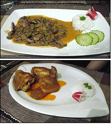 Photo restaurant paris Prik Thai - Bœuf au curry et Poulet curry Massaman