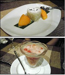 Photo restaurant paris Prik Thai - Riz gluant au lait de coco et Marrons d’eau