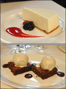 Photo restaurant paris Ralph's de Ralph Lauren - Cheese Cake et Brownies