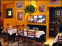 Photo restaurant paris Le Mûrier - Jaune et bleu, un ensemble plutôt zen.
