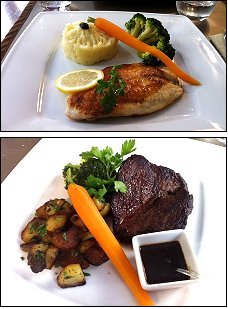 Photo restaurant paris Restaurant de la Tour - Filet de tilapia et Pav� de bœuf