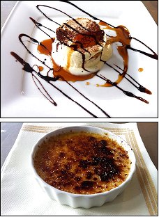 Photo restaurant paris Restaurant de la Tour - Souffl� glac� et Cr�me br�l�e