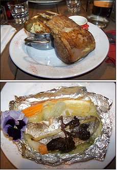 Photo restaurant paris Le Petit Resto Dans la Prairie  - Carr� d'agneau et Filet de bar