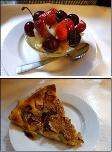 Photo restaurant paris Les Routiers - Salade de fruits et Tarte du jour