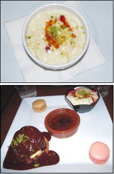 Photo restaurant paris Le Sainte Marthe bistrot - Riz au Lait Pistach� et Farandole du petit gourmand