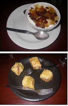 Photo restaurant paris Savannah Café - Baklava et Fromage blanc aux raisins secs et au miel