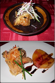 Photo restaurant paris Sept'n - Escabèche de daurade et Escalope de foie gras poêlée