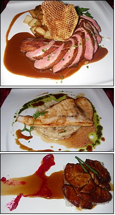 Photo restaurant paris Sept'n - Escalope d'espadon grillée et Magret de canard rôti