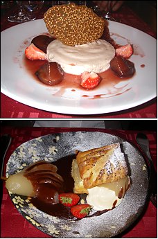 Photo restaurant paris Sept'n - Parfait glacé à l'azuki et Feuilleté de poire pochée