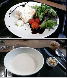Photo restaurant paris Le Temps des Olivades - Terrine de brocciu et Velouté de châtaignes