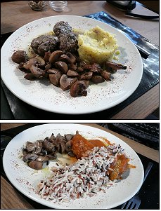 Photo restaurant paris Le Temps des Olivades - Bœuf en sauce parfumé et Cuisse de pintade