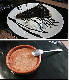 Photo restaurant paris Le Temps des Olivades - Tarte au chocolat et Moelleux