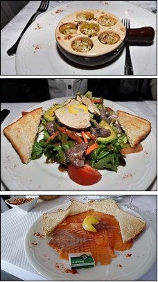 Photo restaurant paris La Tentation des Gourmets - Poelé de pétoncles et salade gourmande