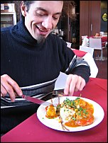 Photo restaurant paris La Terrasse de la Cit� Internationale - Bart savoure ses Saint-Jacques