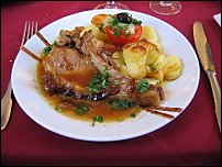 Photo restaurant paris La Terrasse de la Cit� Internationale - Carr� d'agneau en son jus