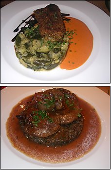 Photo restaurant paris La Villa Monceau - Plat joliment pr�sent�