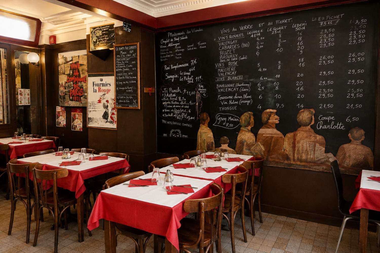 Restaurant Français Le Temps des Cerises à Paris - Photo 5