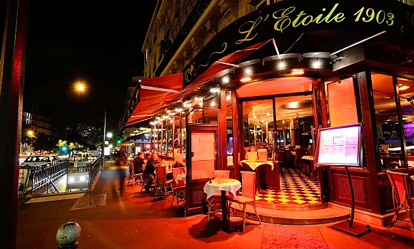 Restaurant l'etoile 1903 Paris - Brasserie de charme à Paris