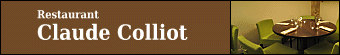 Restaurant Claude Colliot Paris cuisine gastronomique