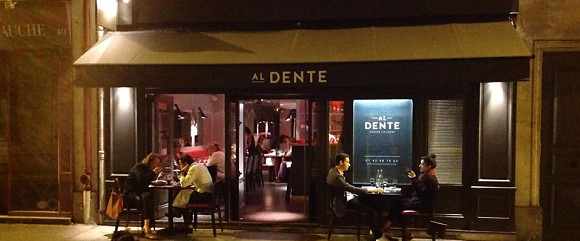 Panoramique du restaurant Al Dente à Paris