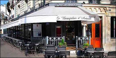 Panoramique du restaurant Beaujolais d'Auteuil à Paris