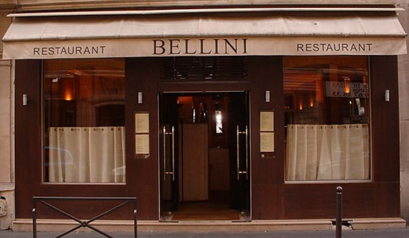 Panoramique du restaurant Bellini à Paris