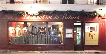 Panoramique du restaurant Le Bistrot du Palais à Paris