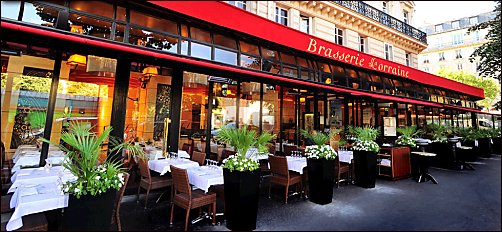 Panoramique du restaurant Brasserie Lorraine à Paris
