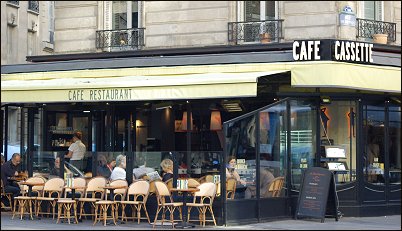 Panoramique du restaurant Café Cassette à Paris