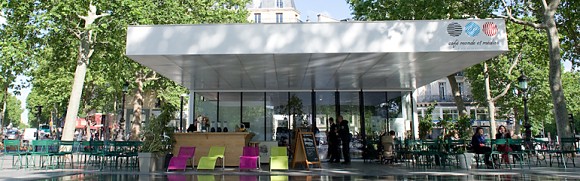 Panoramique du restaurant Café Monde et Médias à Paris