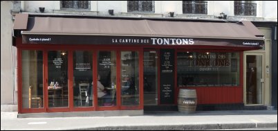 Panoramique du restaurant La Cantine des Tontons à Paris