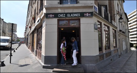 Panoramique du restaurant Chez Gladines à Paris