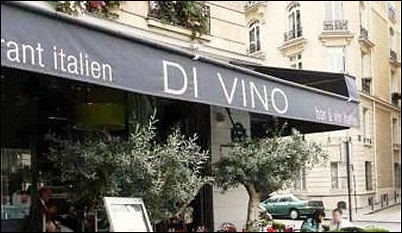 Panoramique du restaurant Di Vino à Paris