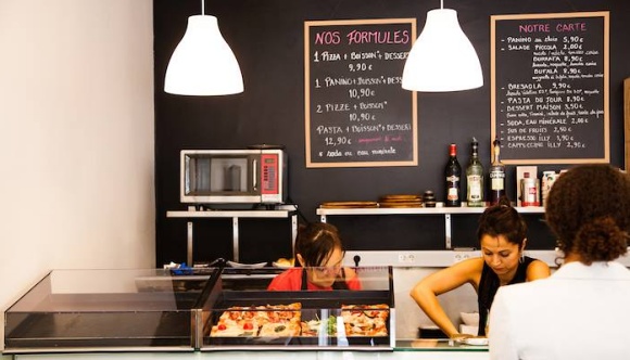 Panoramique du restaurant Focaccina à Paris