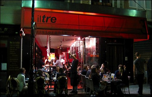 Panoramique du restaurant Il Tre à Paris
