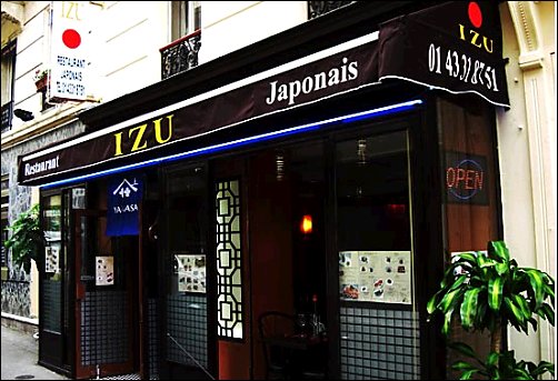 Panoramique du restaurant Izu à Paris