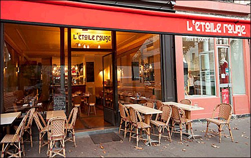 Panoramique du restaurant L'Etoile Rouge à Paris