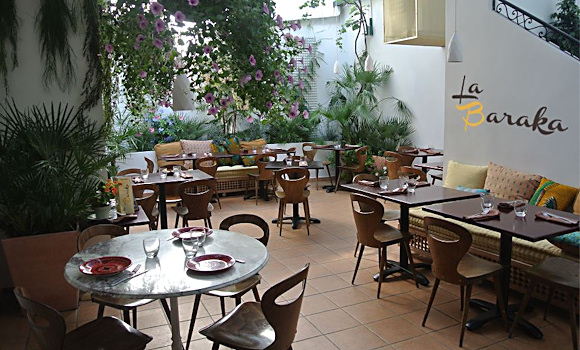 Panoramique du restaurant La Baraka à Paris