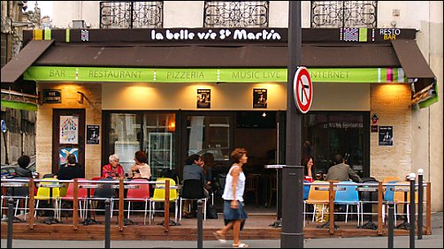 Panoramique du restaurant La Belle Vie Saint-Martin à Paris