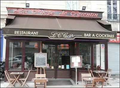 Panoramique du restaurant La Chope de Corentin à Paris