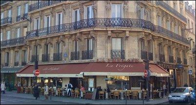 Panoramique du restaurant La Frégate à Paris