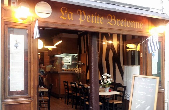 Panoramique du restaurant La Petite Bretonne à Paris