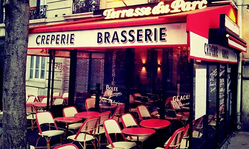 Panoramique du restaurant La Terrasse du Parc à Paris