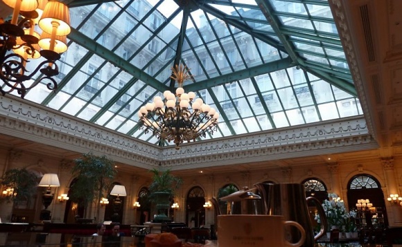 Panoramique du restaurant La Verriere Au Grand Hotel Intercontinental à Paris