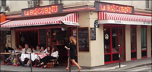 Panoramique du restaurant Le Biscornu à Paris