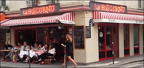 Panoramique du restaurant Le Biscornu à Paris