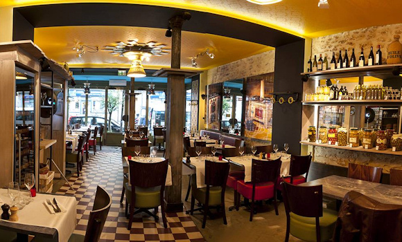 Panoramique du restaurant Le Chant des Oliviers à Paris