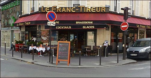 Panoramique du restaurant Le Franc Tireur à Paris