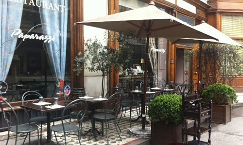 Panoramique du restaurant Le Paparazzi à Paris